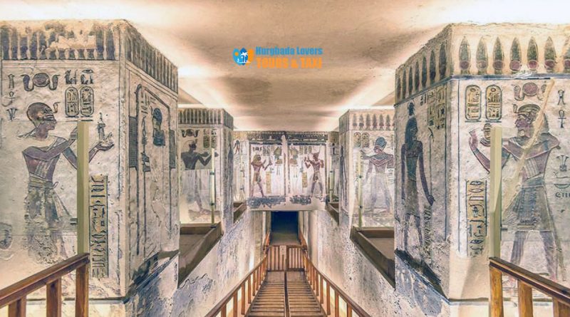 مقبرة رمسيس السادس أشهر المقابر الفرعونية في وادي الملوك بالأقصر مصر
