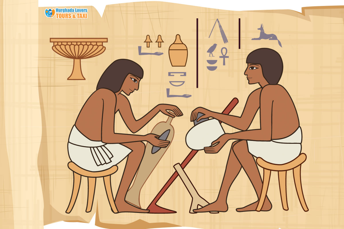 الصناعة في مصر القديمة | حقائق وتاريخ جميع الصناعات الحرفية في العصر الفرعوني والتي كان منتشرة